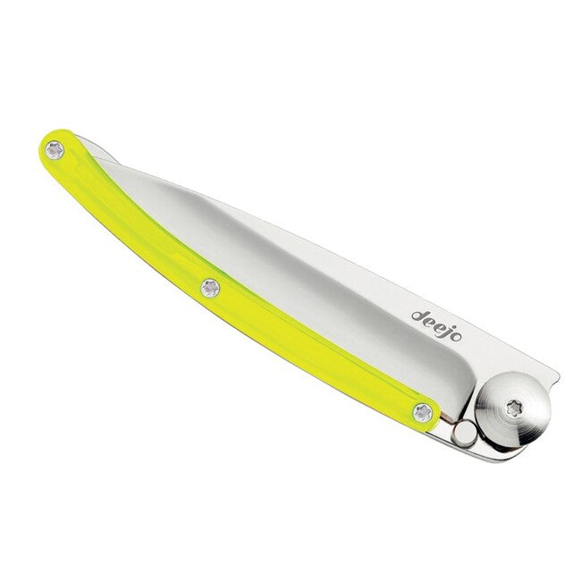 Deejo schließmesser gelb