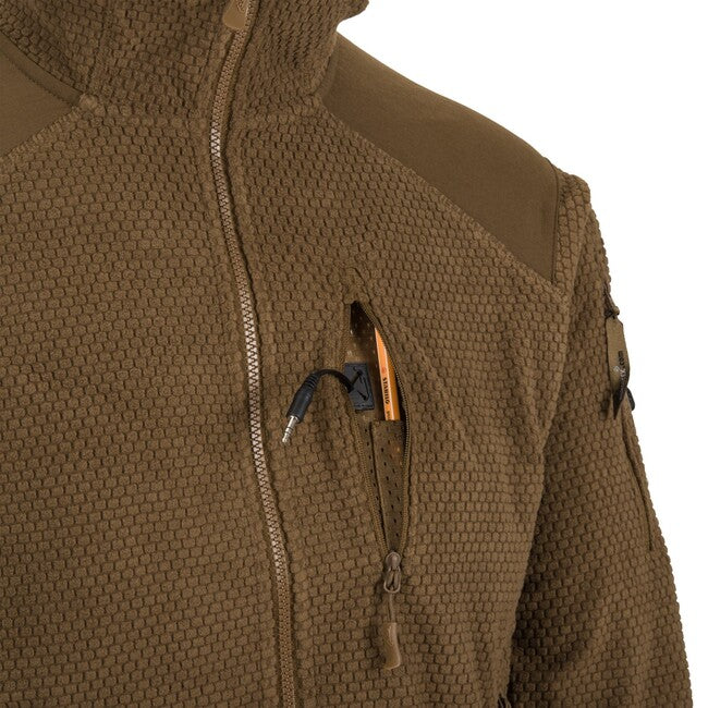 Helikon-Tex Alpha Hoodie Fleece- Jacke, schwarz