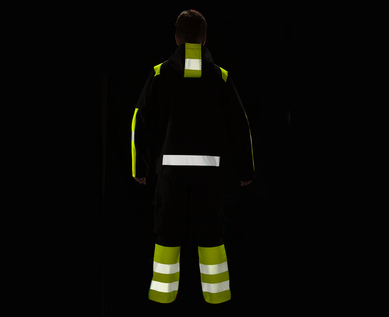 BENNON pracovna Jacke REFLECTOS, schwarz/gelb