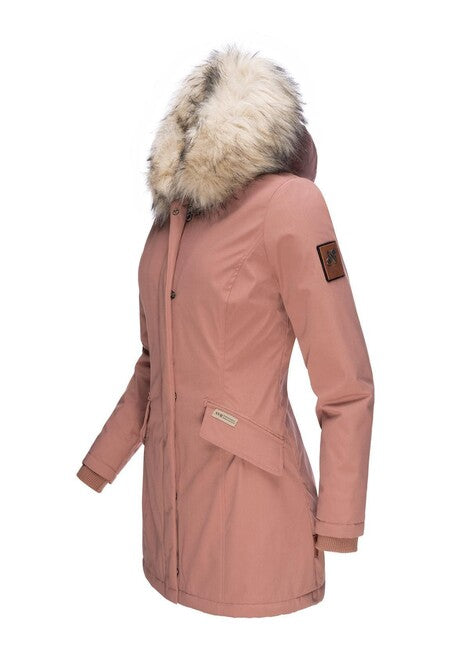 Navahoo Cristal Damen- Winter- Kapuzenjacke a kozusinou