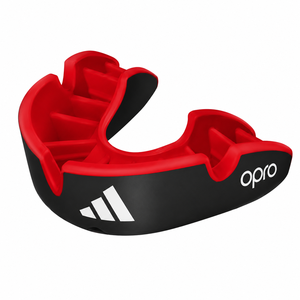 Adidas Mundschutz Opro Silver, schwarz--rot