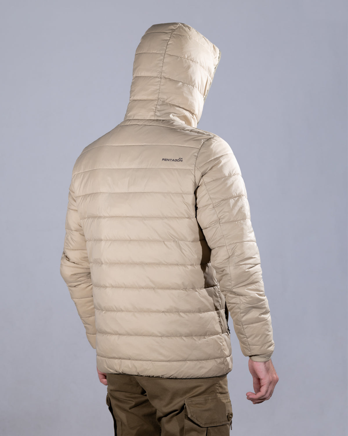 Pentagon Aurora 2.0 moška jakna s kapuco, cinder grey