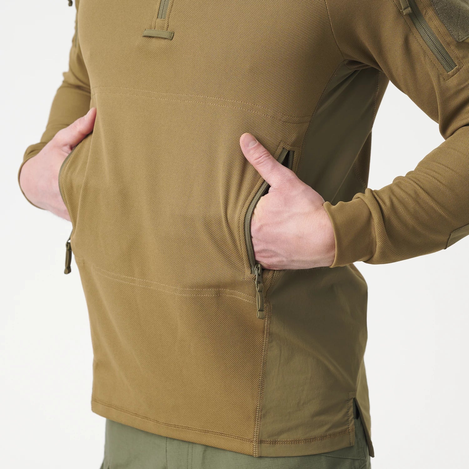 Helikon-Tex Range Hoodie mikina TopCool, sivá/čierna – detail 4