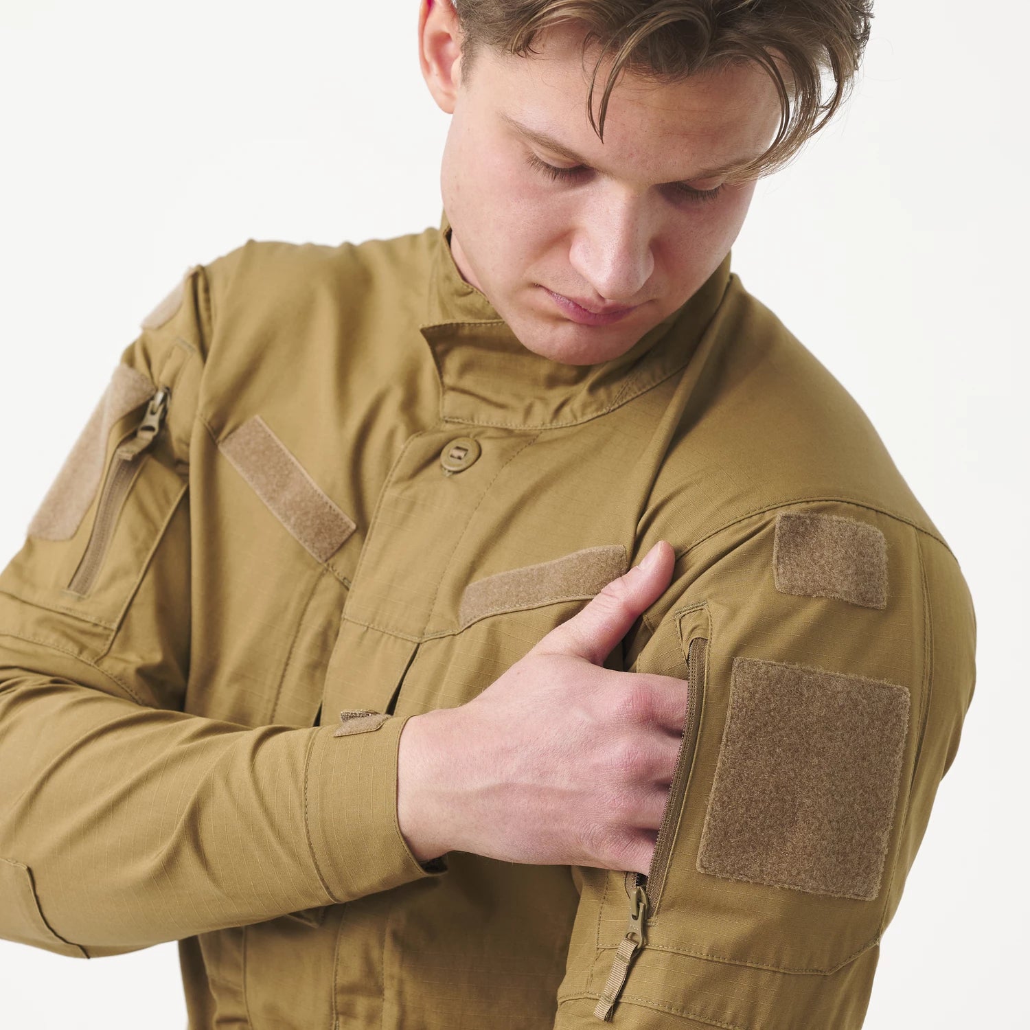 Helikon-Tex MBDU blúza NyCo Ripstop, PL Woodland – detail 4
