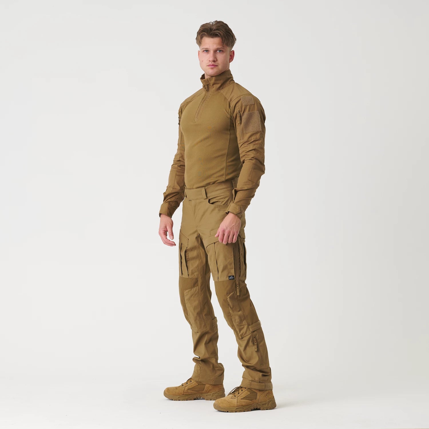 Helikon-Tex MCDU Combat tričko NyCo Ripstop, Coyote – detail 1