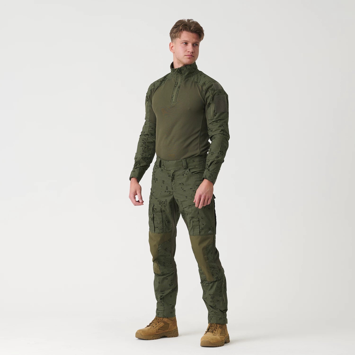 Helikon-Tex MCDU Combat tričko, US Woodland – detail 5