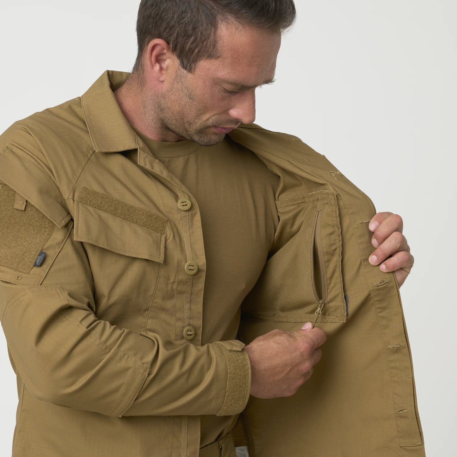 Helikon-Tex Raid blúza Ripstop, RAL 7013 – detail 7