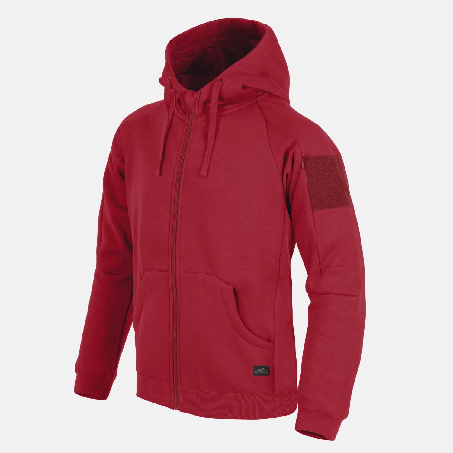 Helikon-Tex mestská mikina taktická FullZip, Red – detail
