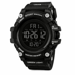 Leguon Strikewatch Uhr, schwarz