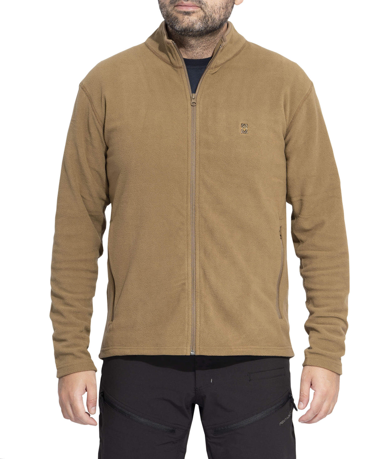 Pentagon ELK Φούτερ Fleece με Φερμουάρ, Μαύρο