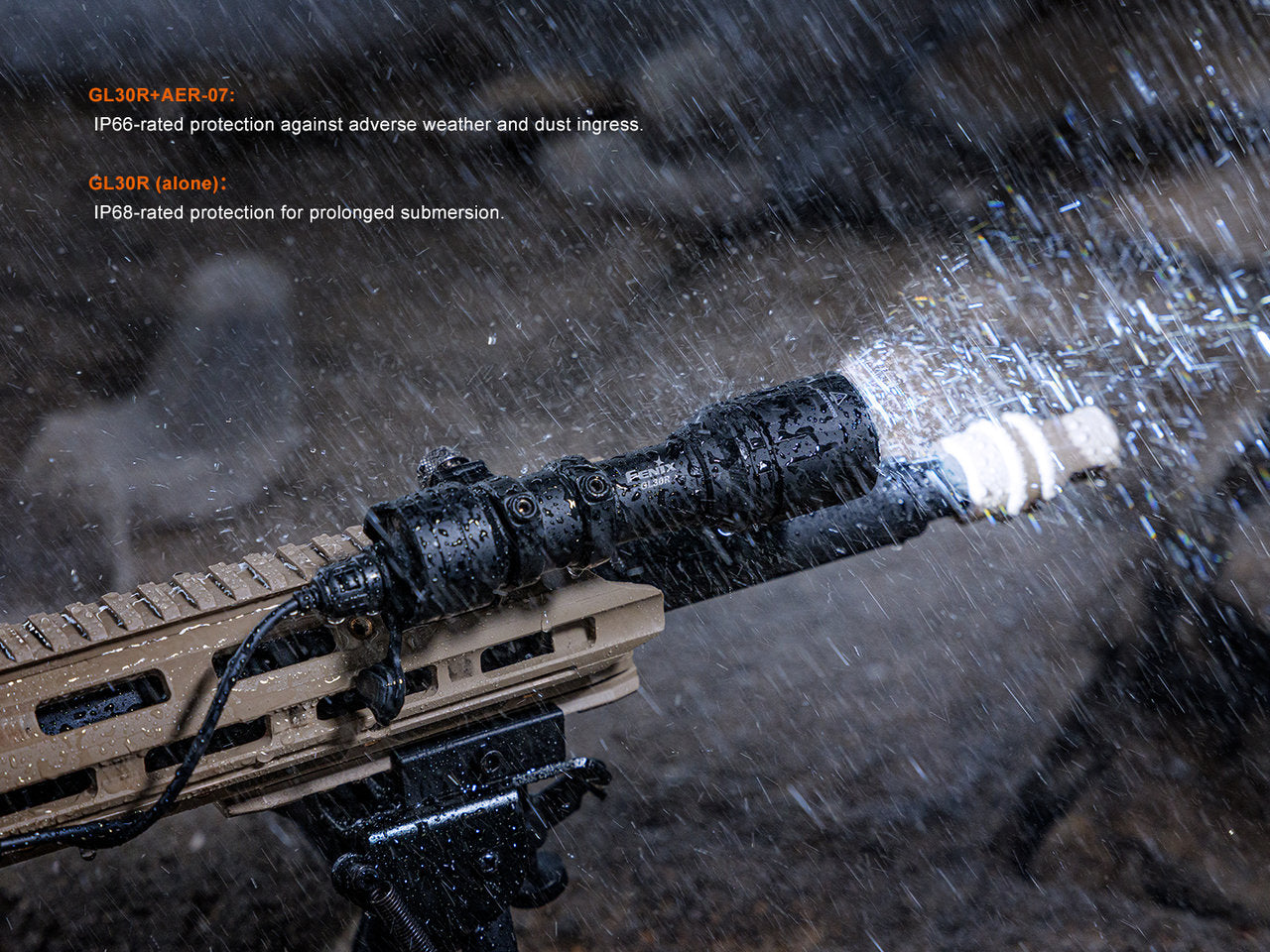 Fenix GL30R taktické nabíjacie LED svietidlo