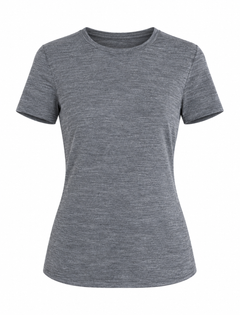 Icebreaker 150 Tech Lite III Merino Damen-T-Shirt mit kurzem Arm, grau
