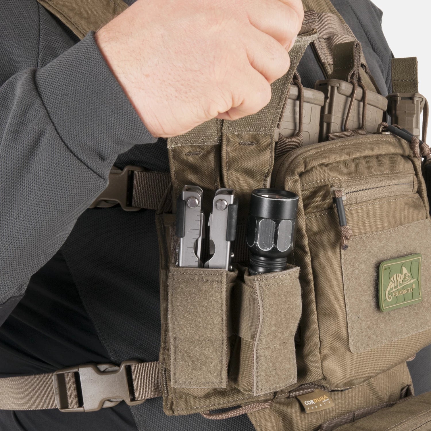 Helikon-Tex Training Mini Rig vesta, olivová – detail 7