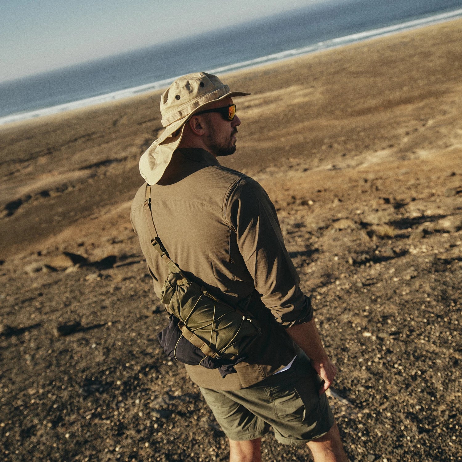 Helikon-Tex DEFENDER Mk2 košeľa Tropical, Dark Olive – v použití 3