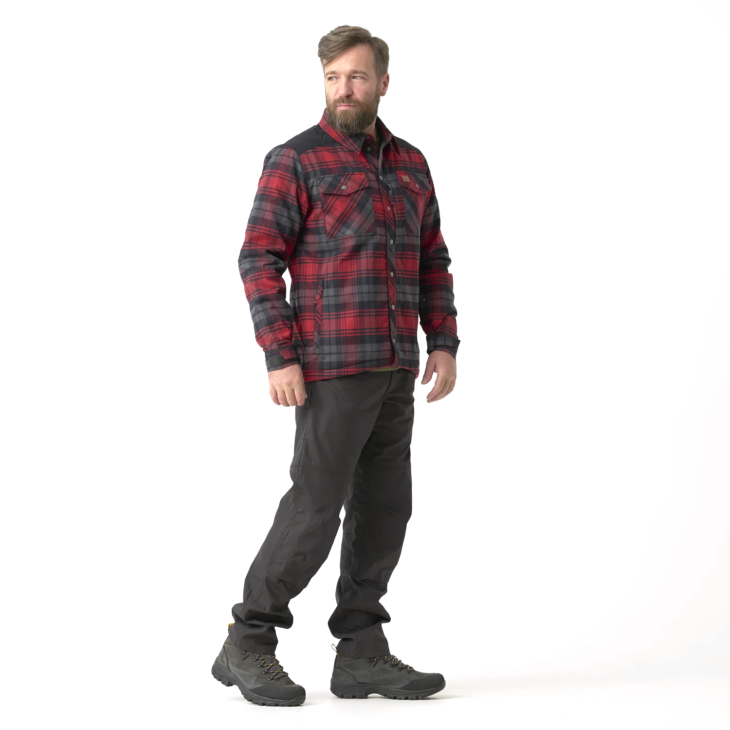 Helikon-Tex Warden zimná košeľa, Forest Blue Plaid