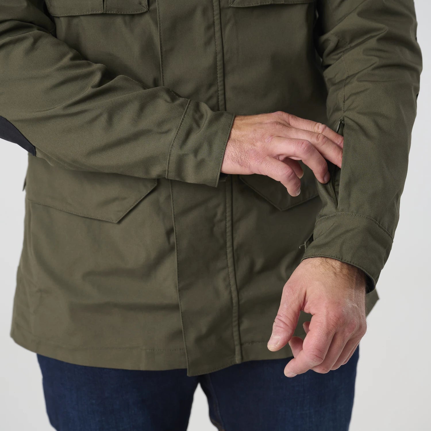 Helikon-Tex Covert M-65 bunda, hnedá / čierna – detail 4