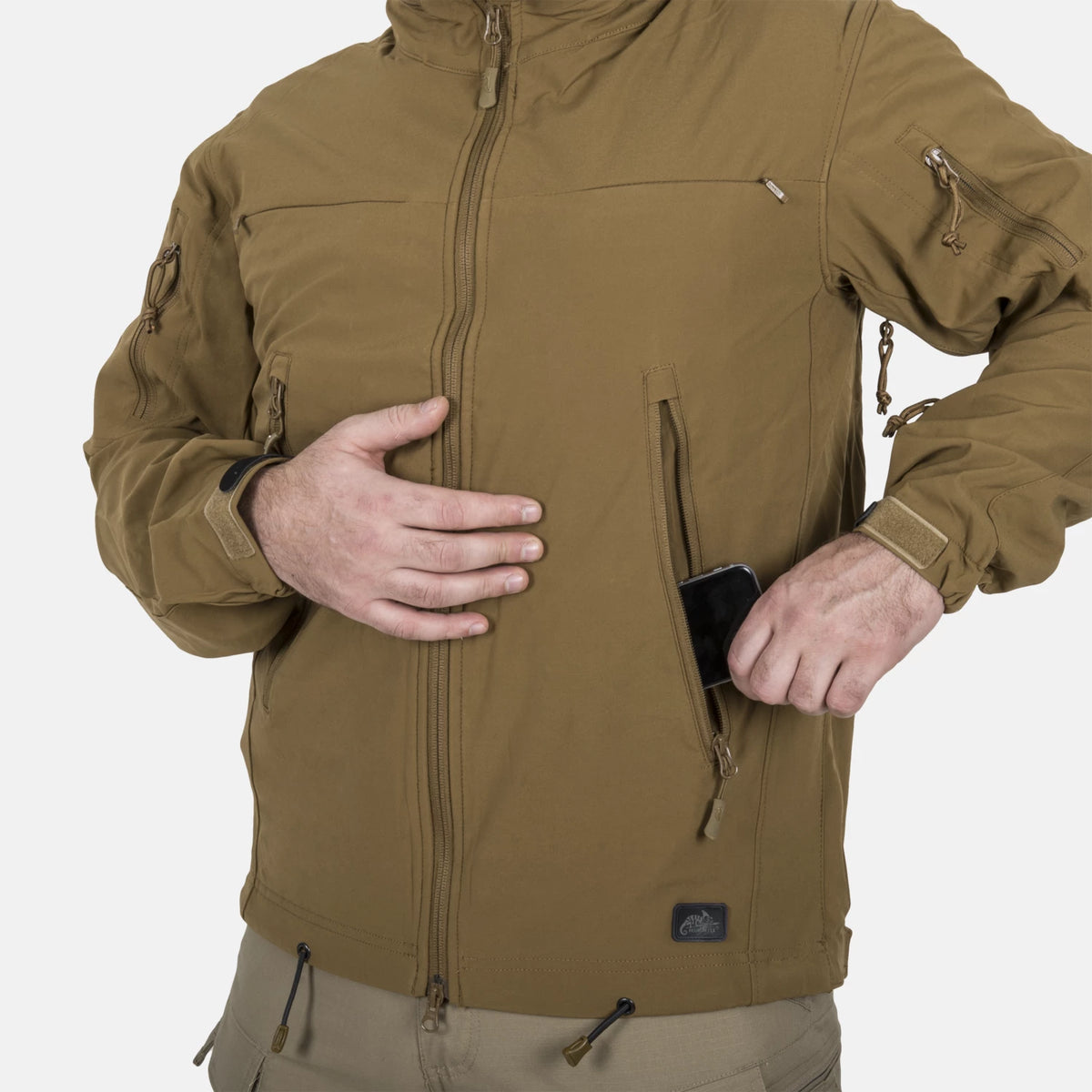 Helikon-Tex COUGAR QSA™ + HID™ Soft Shell bunda, Navy Blue – detail 12