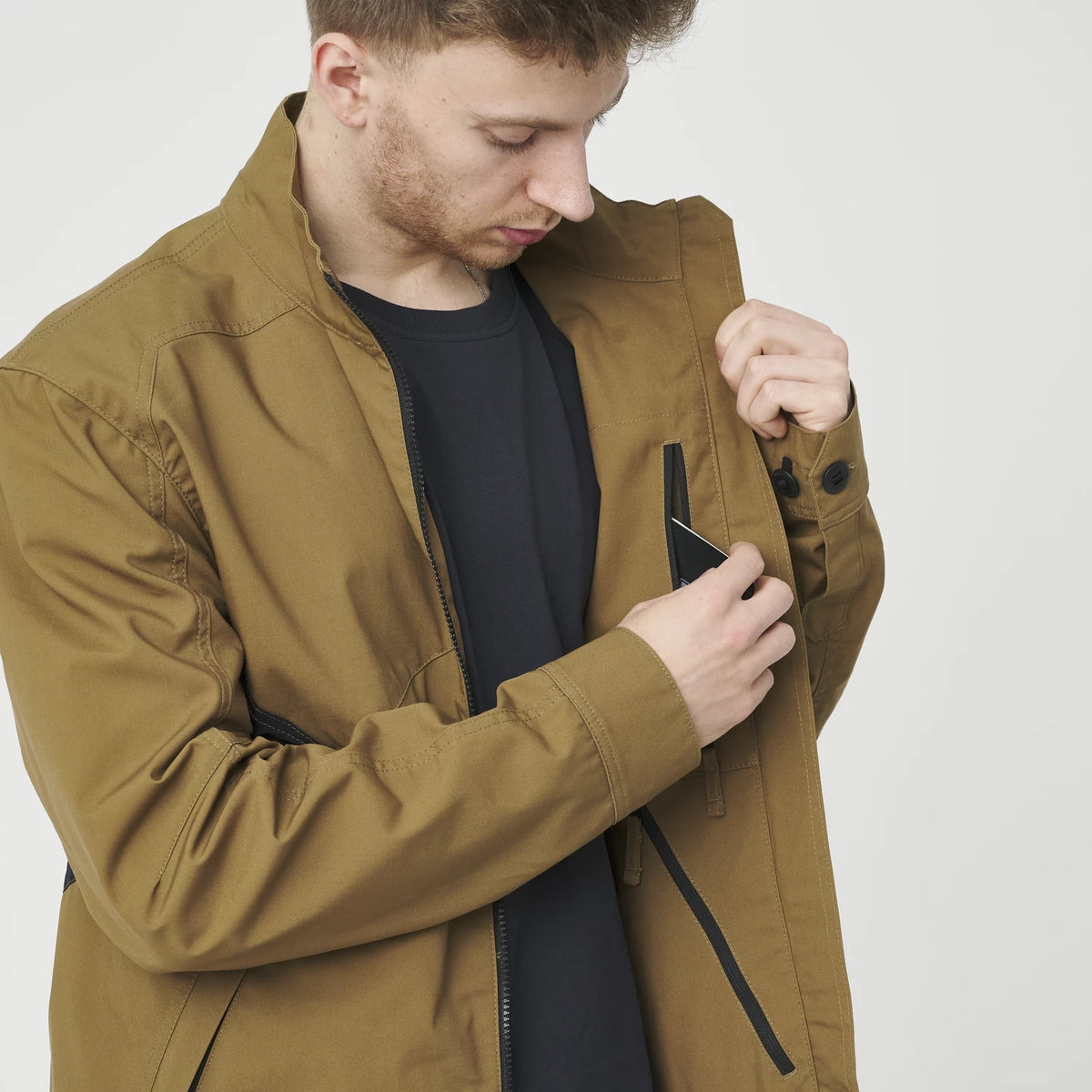 Helikon-Tex Greyman bunda Taiga Green / Black – detail 4