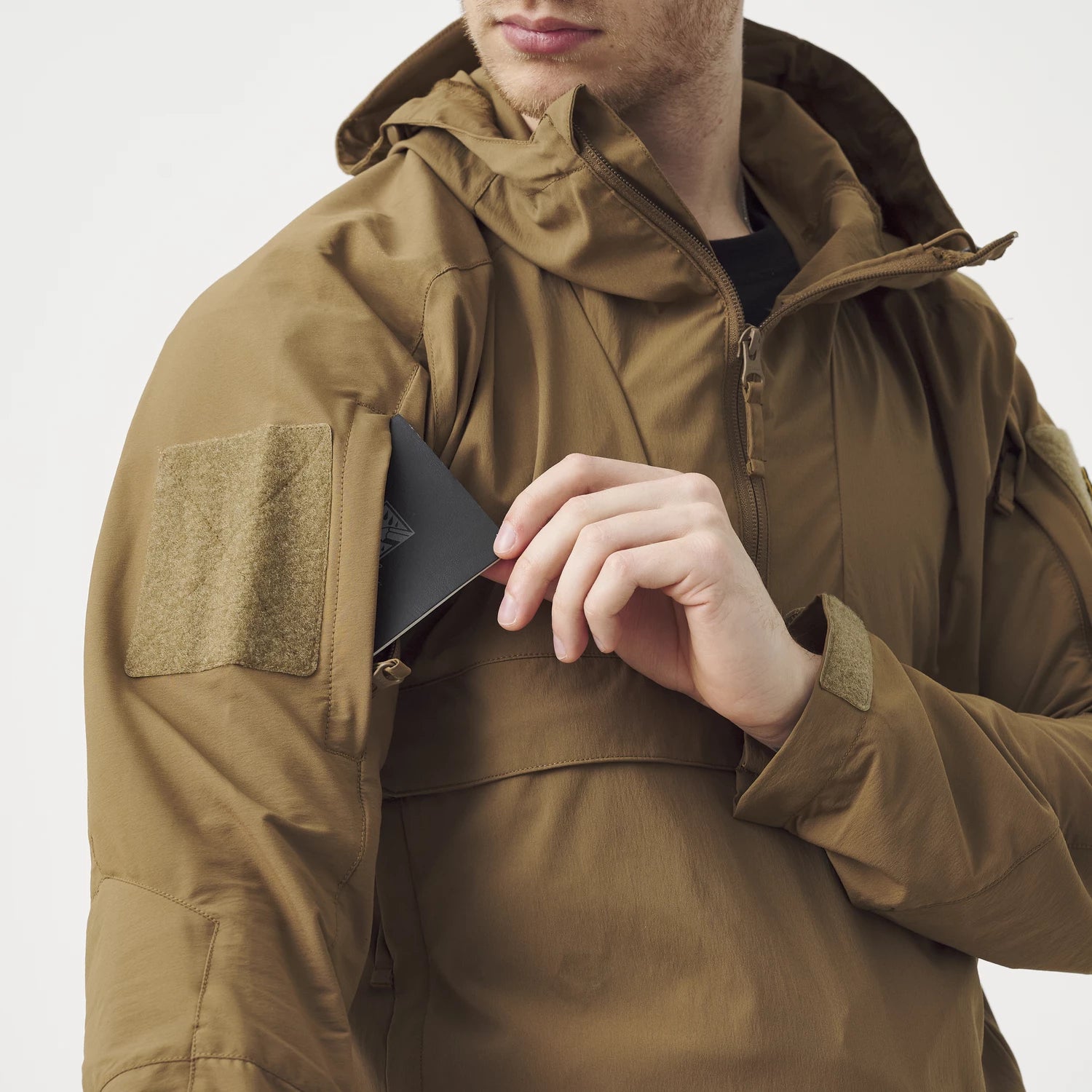 Helikon-Tex MISTRAL Soft Shell anorak bunda, PenCott Wildwood – detail 4