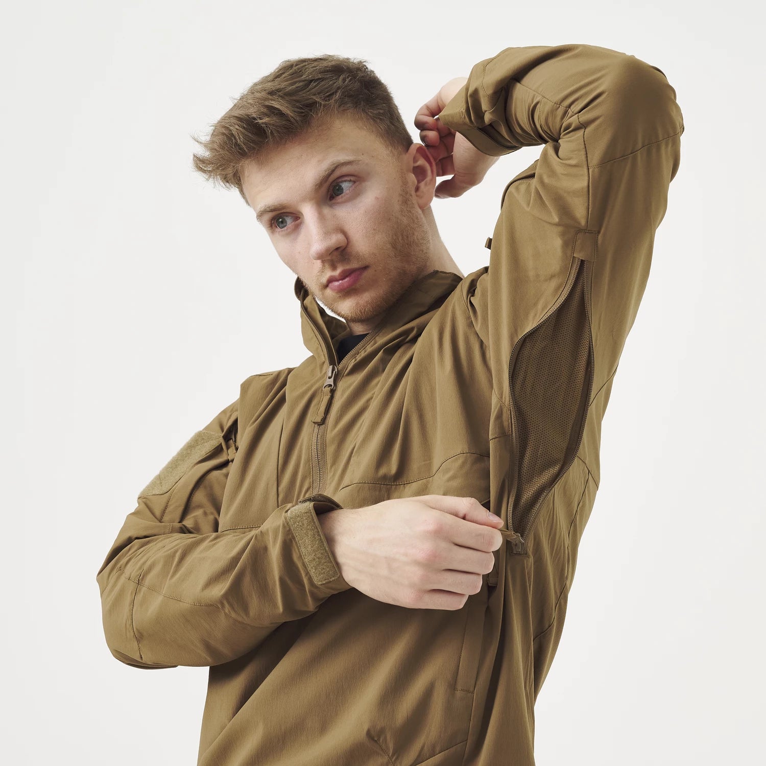 Helikon-Tex MISTRAL Soft Shell anorak bunda, Black – detail 7