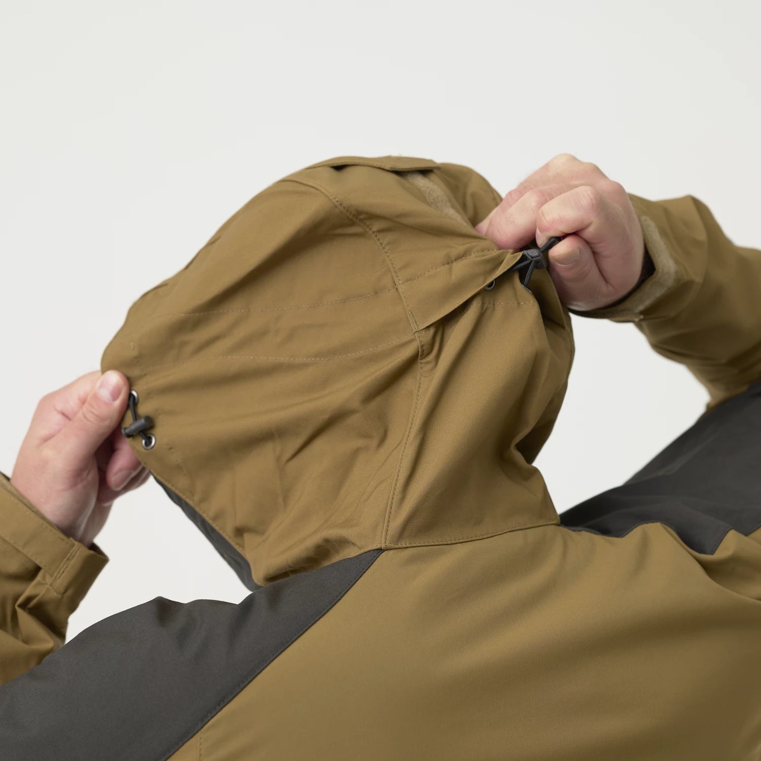 Helikon-Tex WOODSMAN Anorak bunda, Earth Brown / Black – detail 2