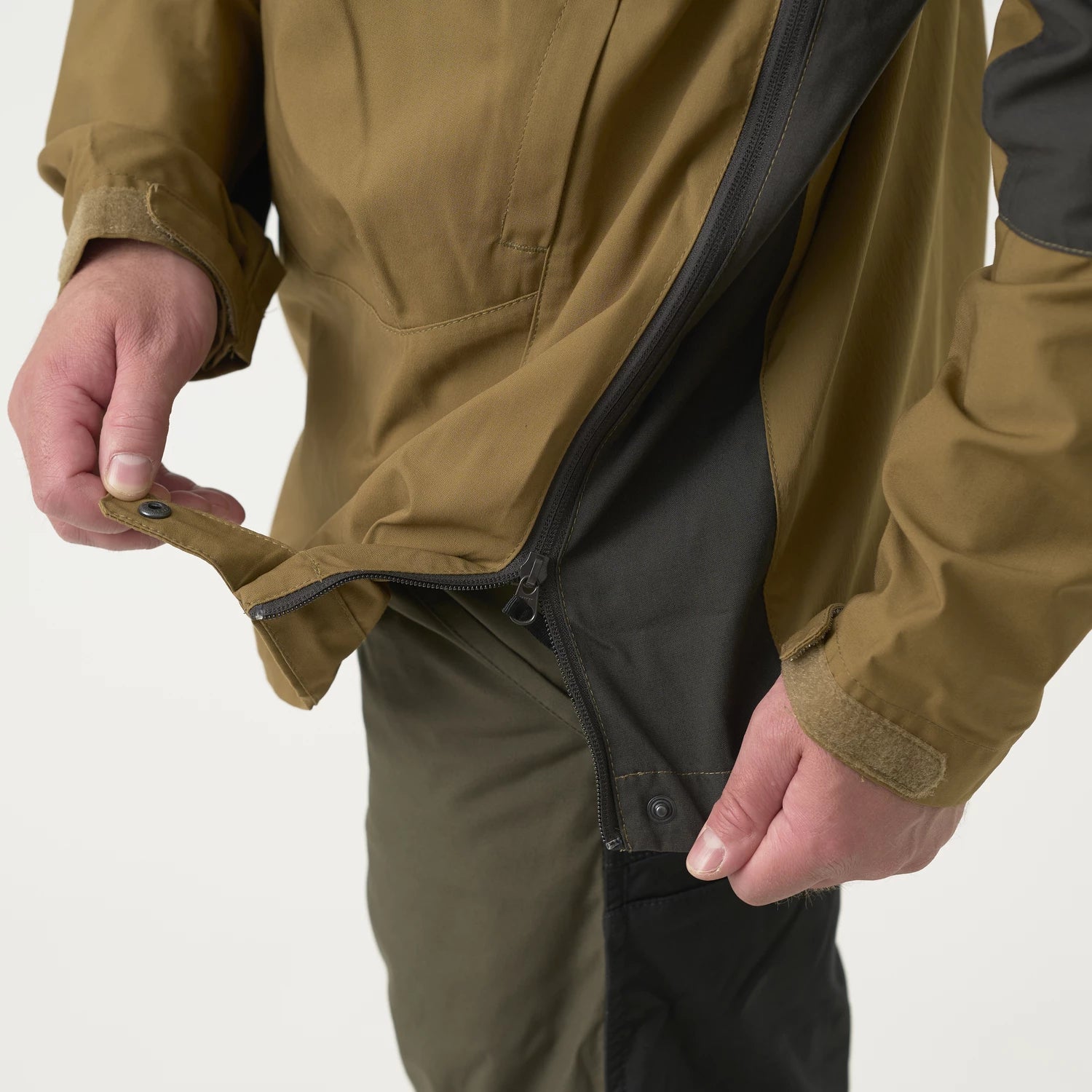 Helikon-Tex WOODSMAN Anorak bunda, Earth Brown / Black – detail 5
