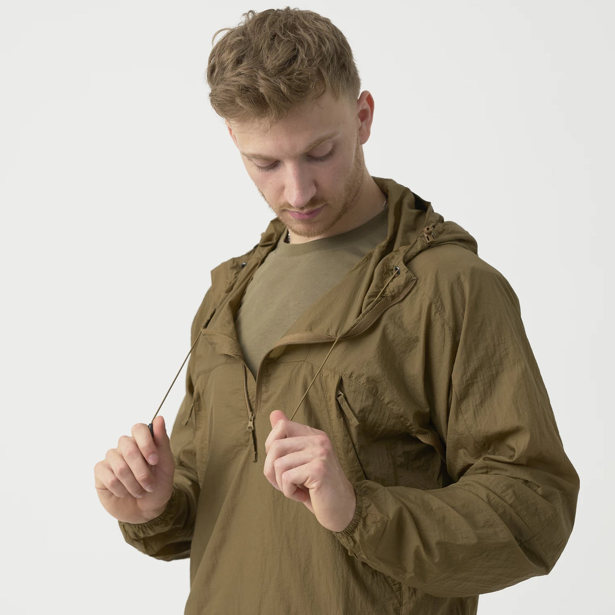 Helikon-Tex WINDRUNNER vetrovka WindPack Nylon, US Woodland – detail 4