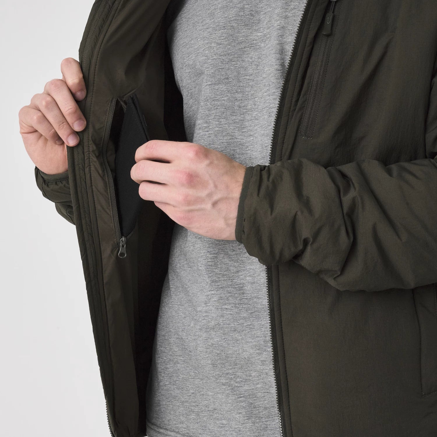 Helikon-Tex WOLFHOUND Bunda s kapucňou Climashield Apex, Tiger Stripe – detail 5