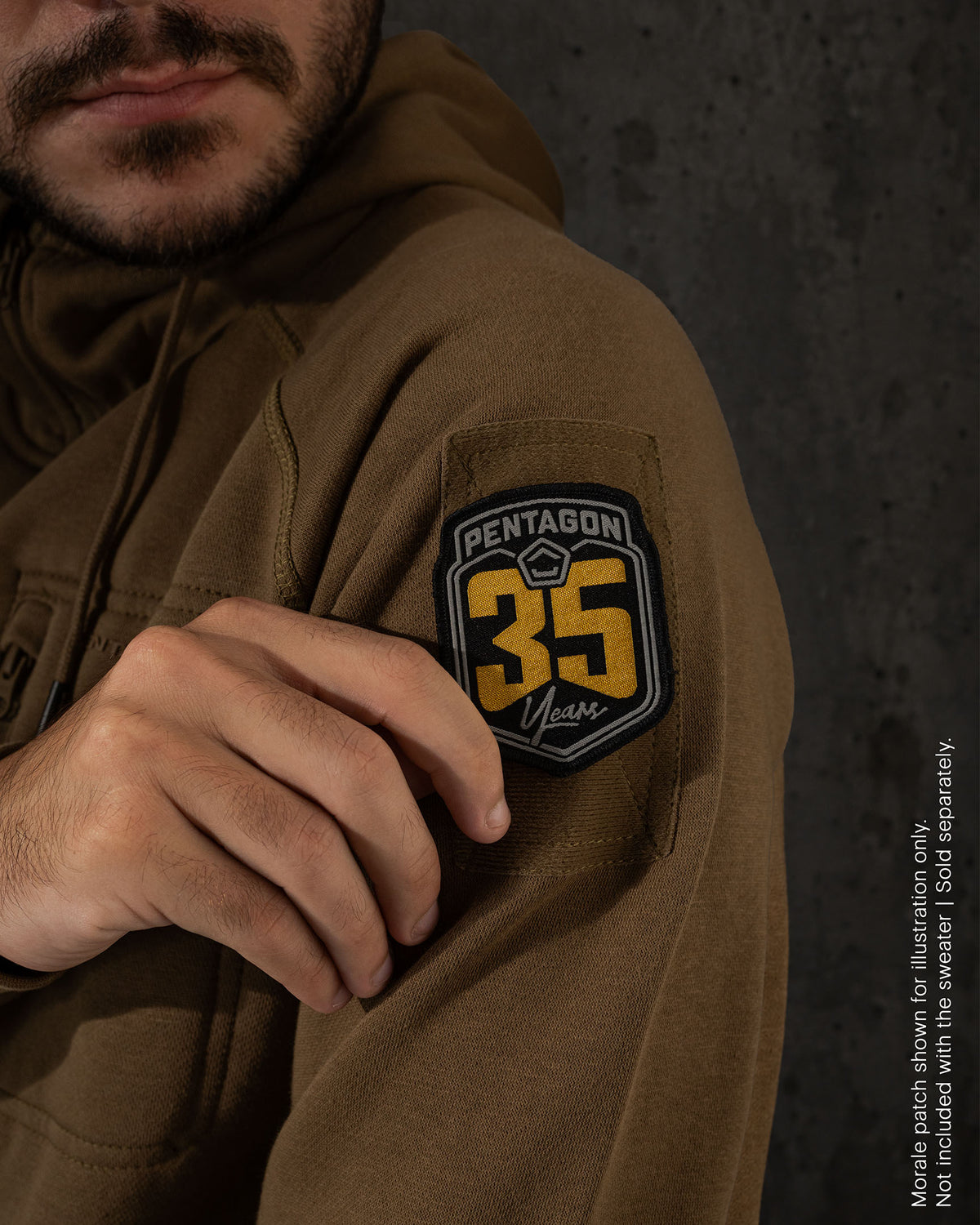 Pentagon Kapuzenpullover Leonidas 2.0, schwarz