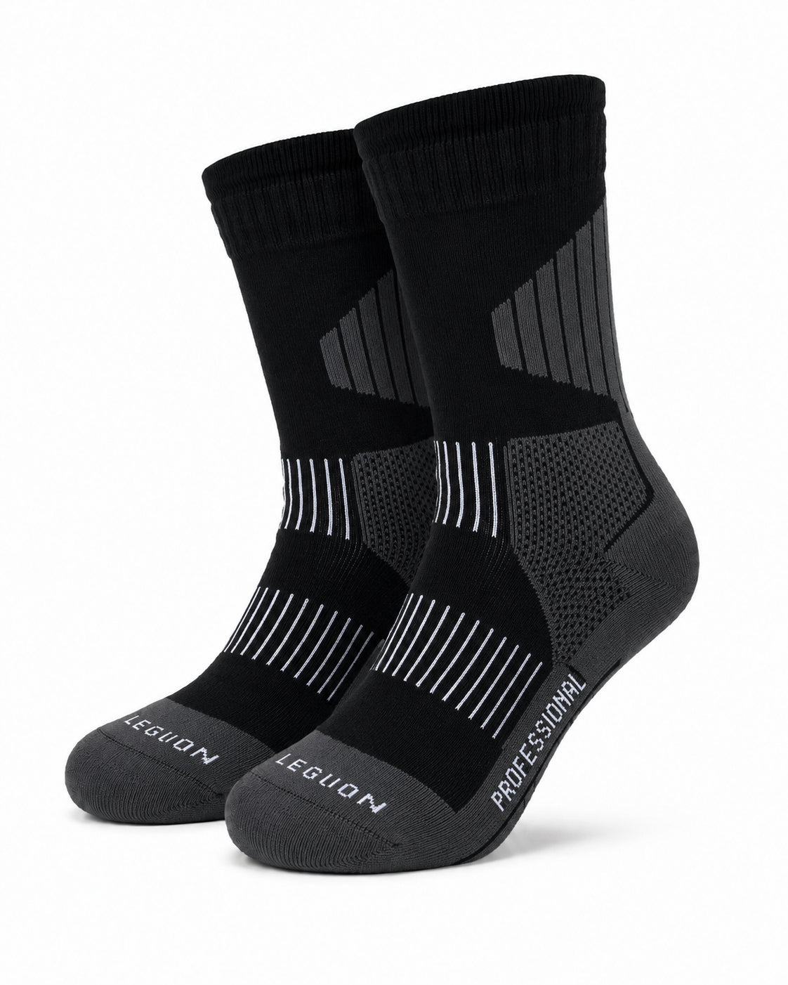 Leguon Ulux PRO All-Season κάλτσες, μαύρες