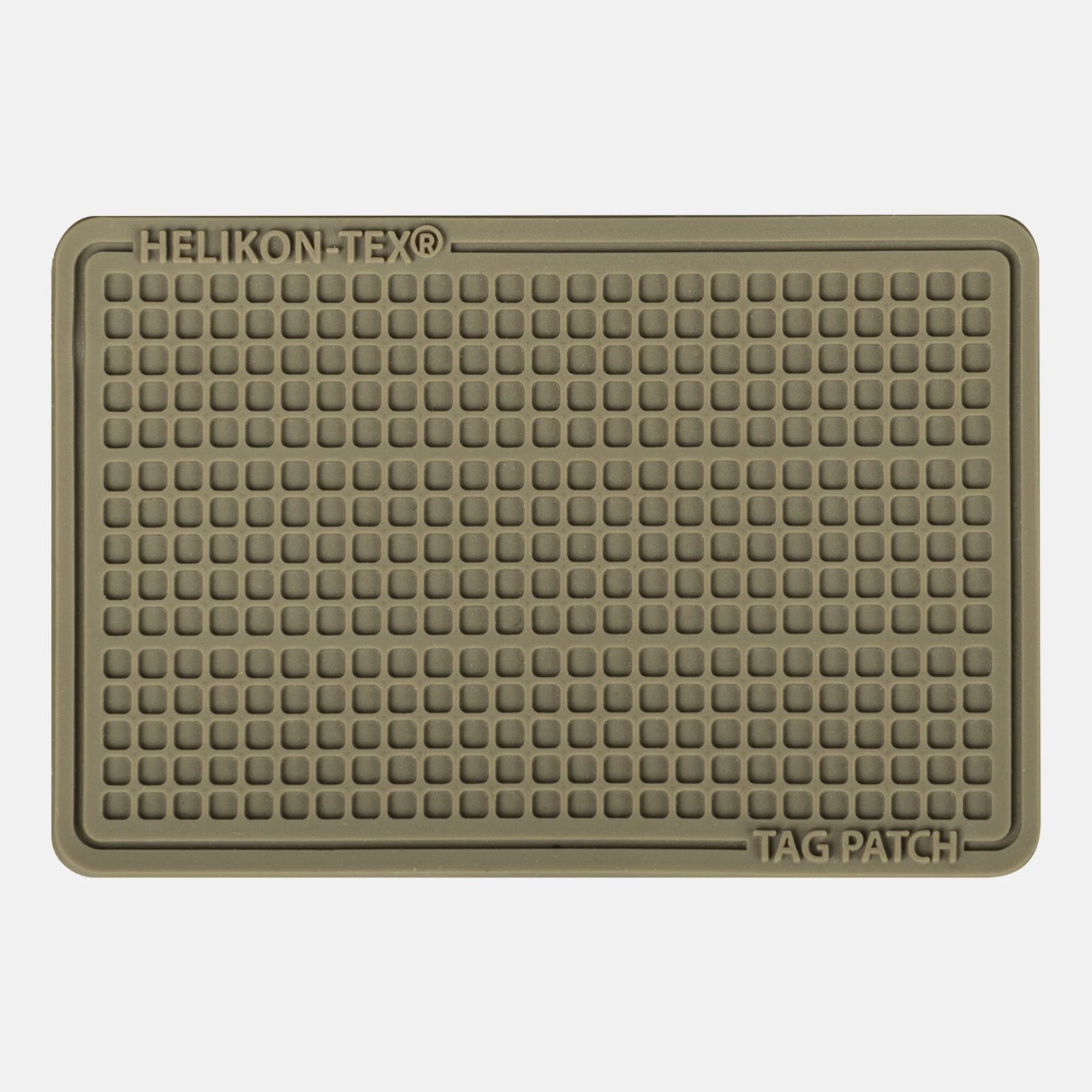 Helikon-Tex nášivka PVC 60x40mm (set - 3 kusy.), Coyote – detail