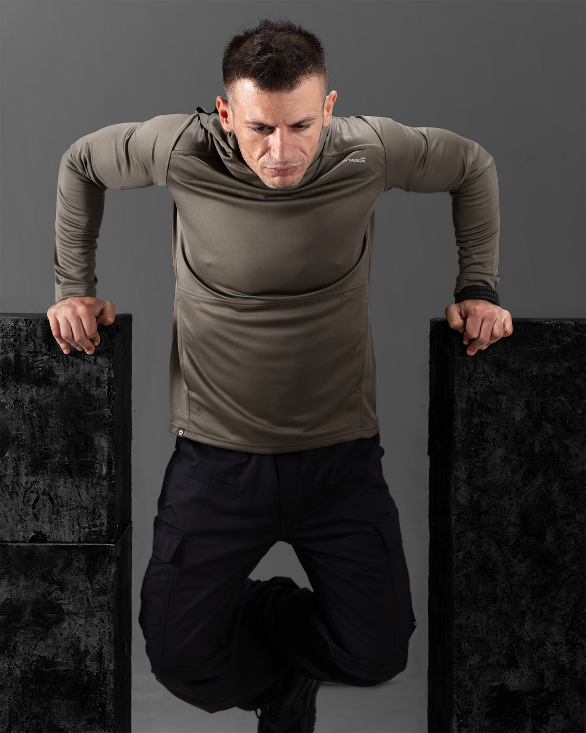 Pentagon T-Shirt Orion Activity, cinder grey