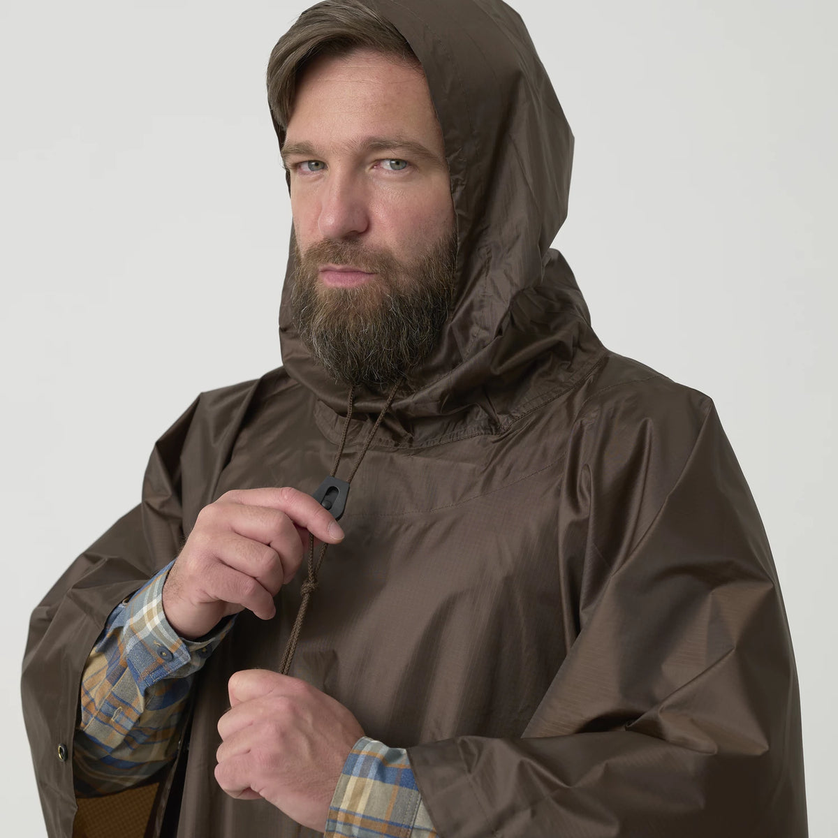 Helikon-Tex PONCHO U.S. MODEL, woodland – detail 2