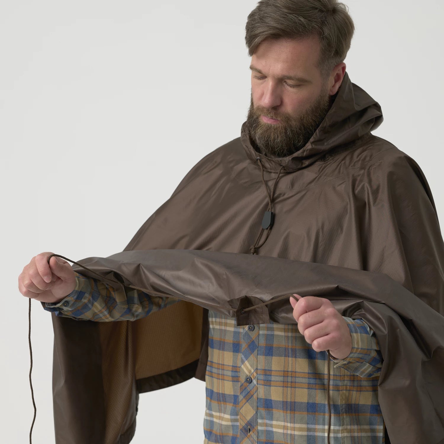 Helikon-Tex Pončo U.S. Model, Earth Brown – detail 4