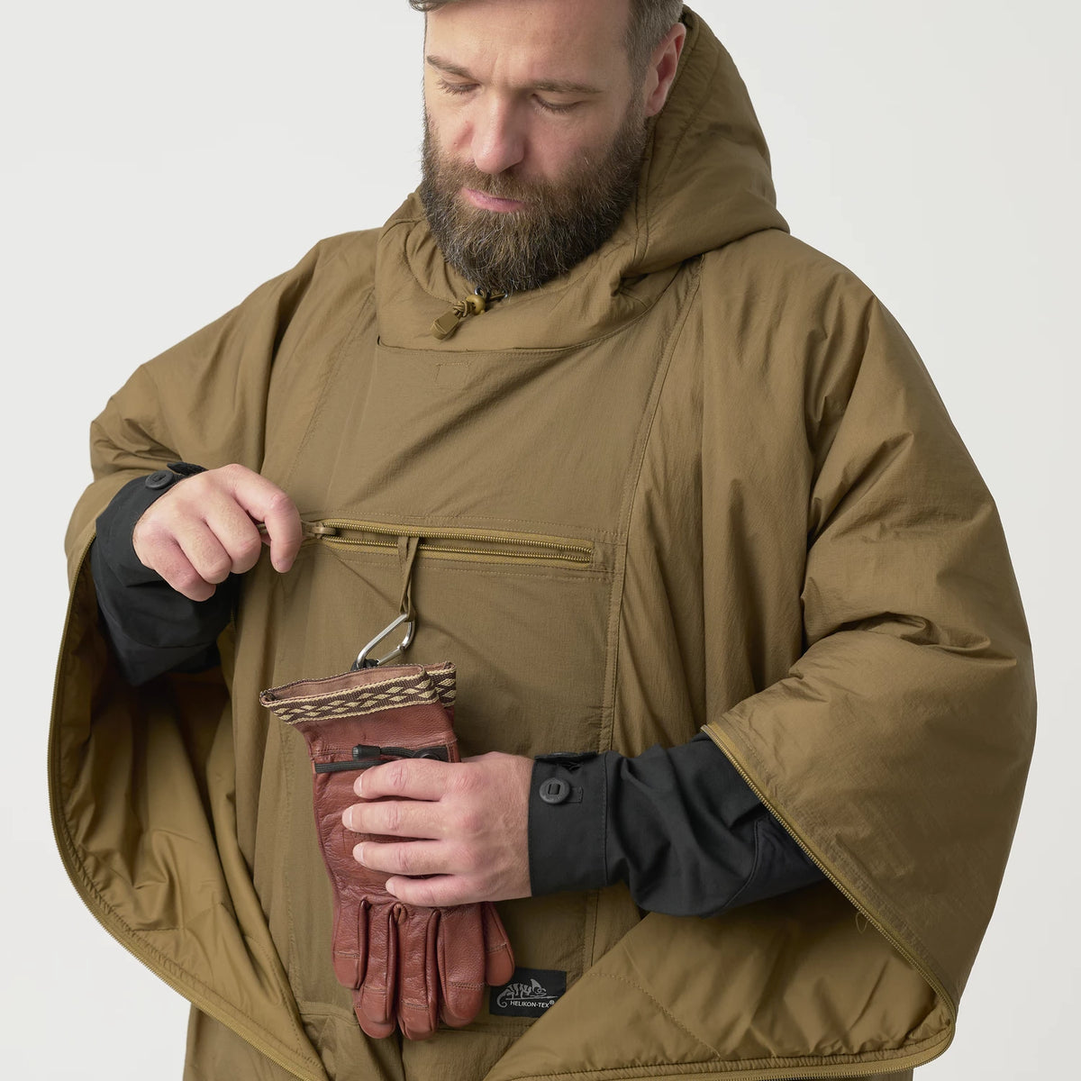 Helikon-Tex SWAGMAN ROLL pončo, zelená tráva – detail 4