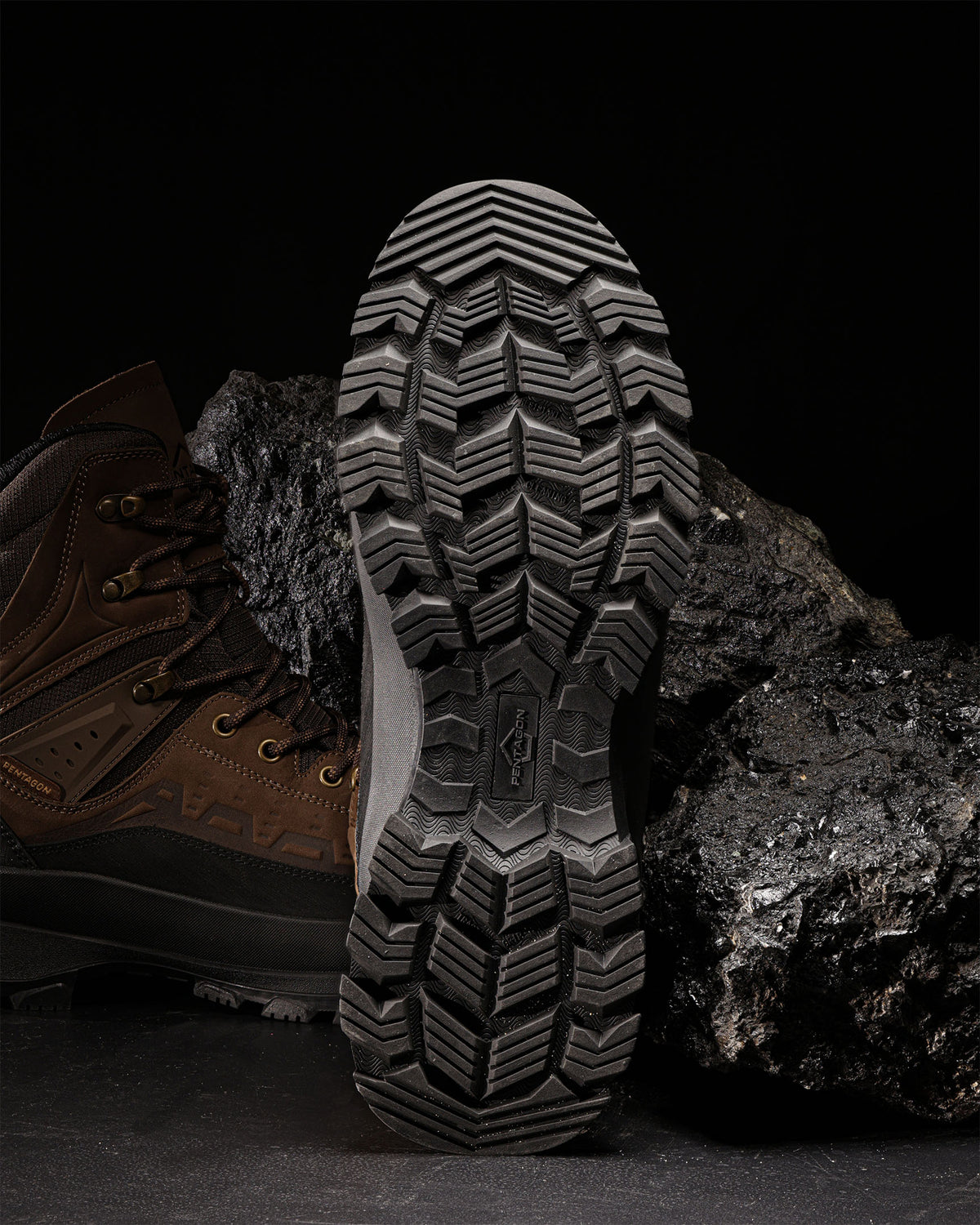 Pentagon Predator Bergsteigerschuhe 8", Braun