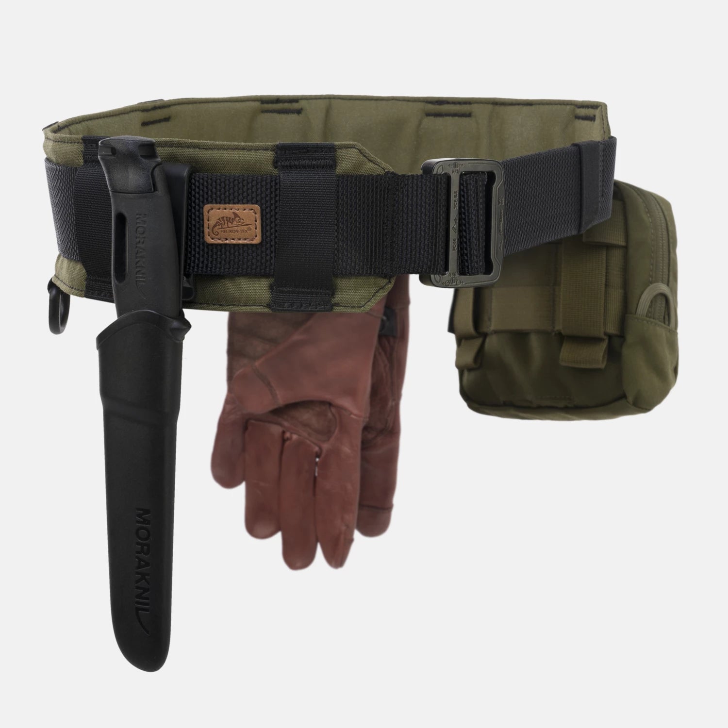 Helikon-Tex Forester Bushcraft opasok, olive green/black – detail 2
