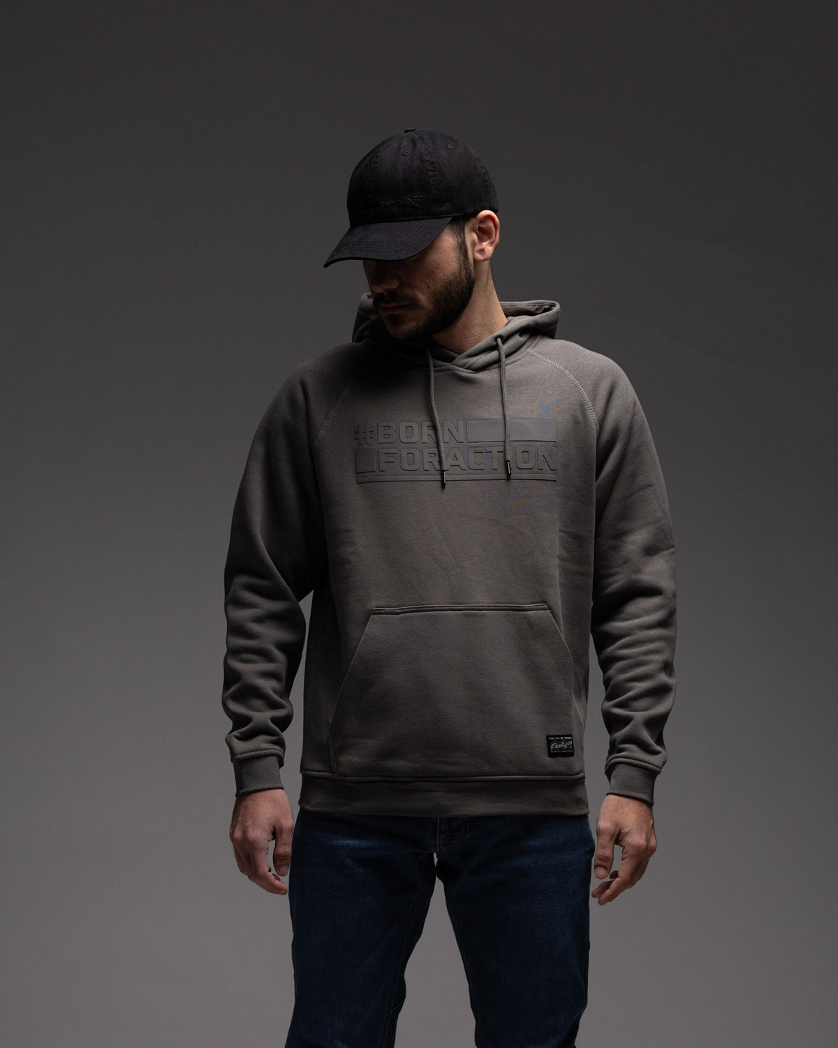 Pentagon Kapuzenpullover Born For Action, melange