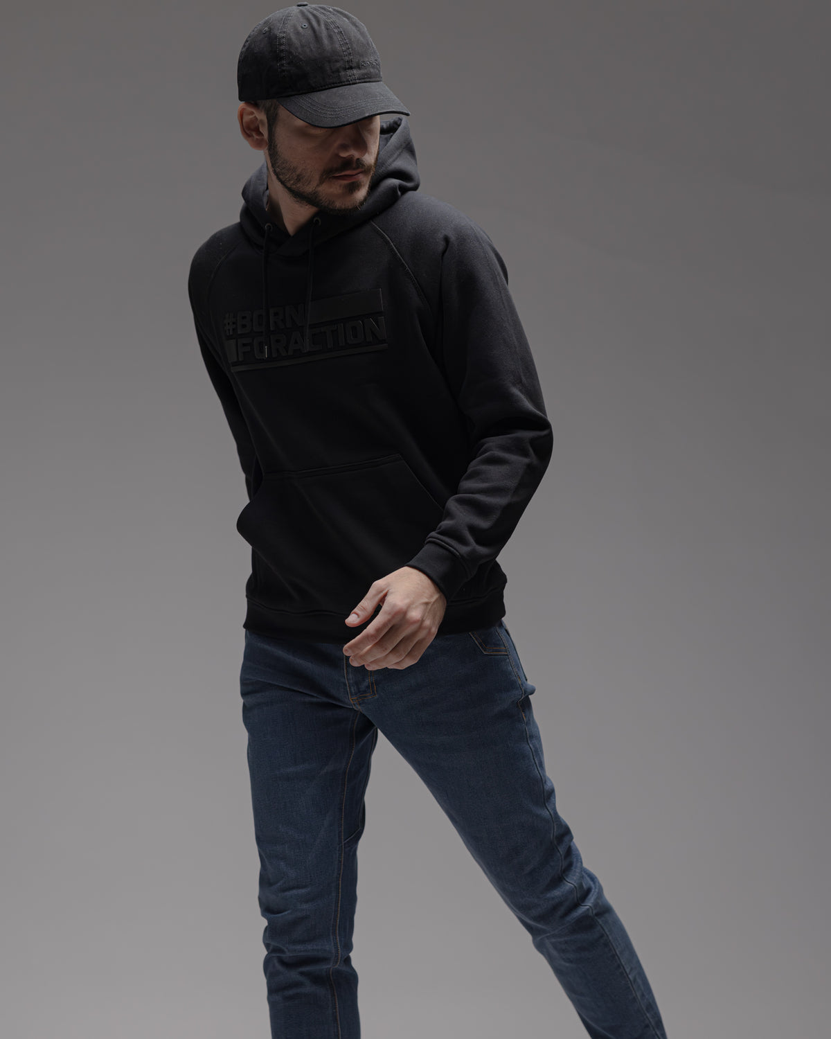 Pentagon Kapuzenpullover Born For Action, cinder grey