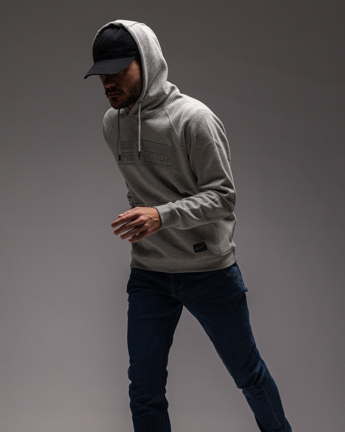 Pentagon Kapuzenpullover Born For Action, cinder grey