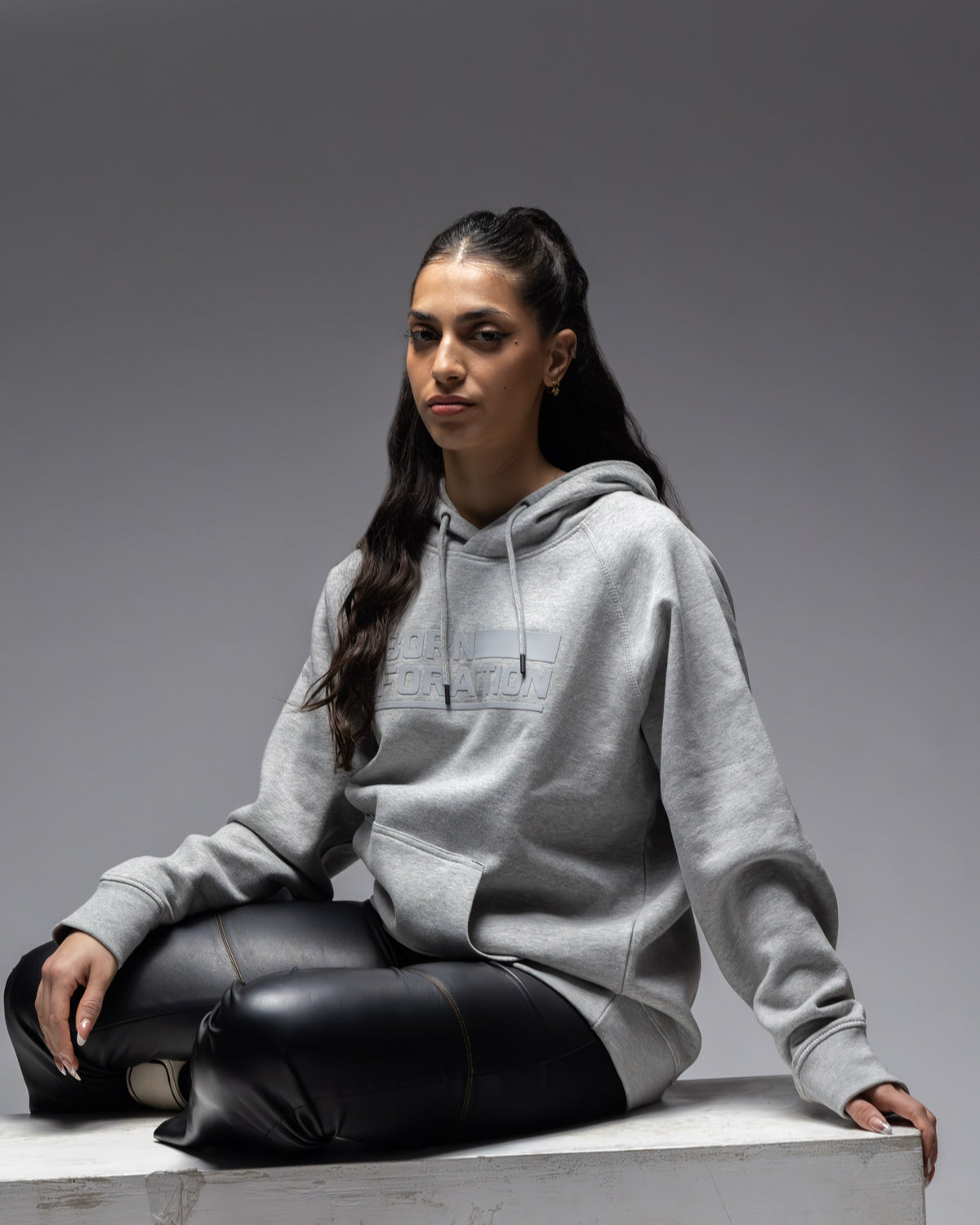 Pentagon Kapuzenpullover Born For Action, melange