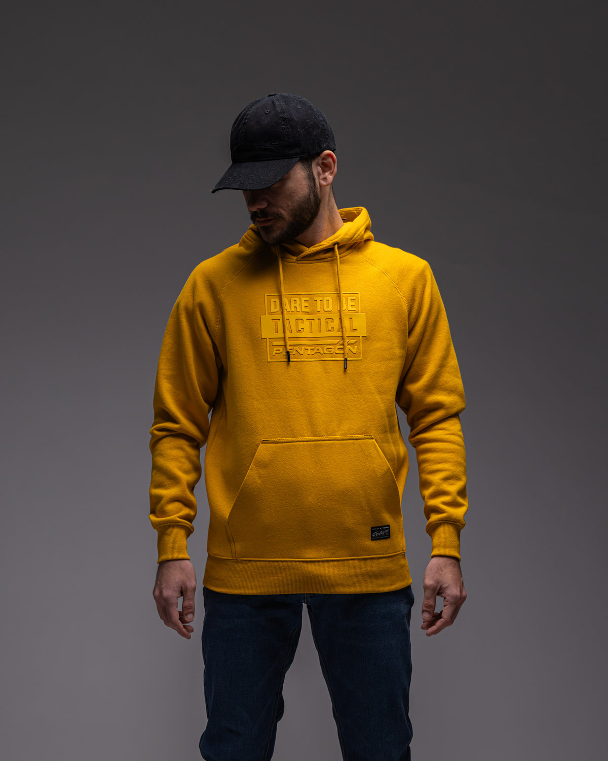 Pentagon Kapuzenpullover Dare To Be Tactical, schwarz