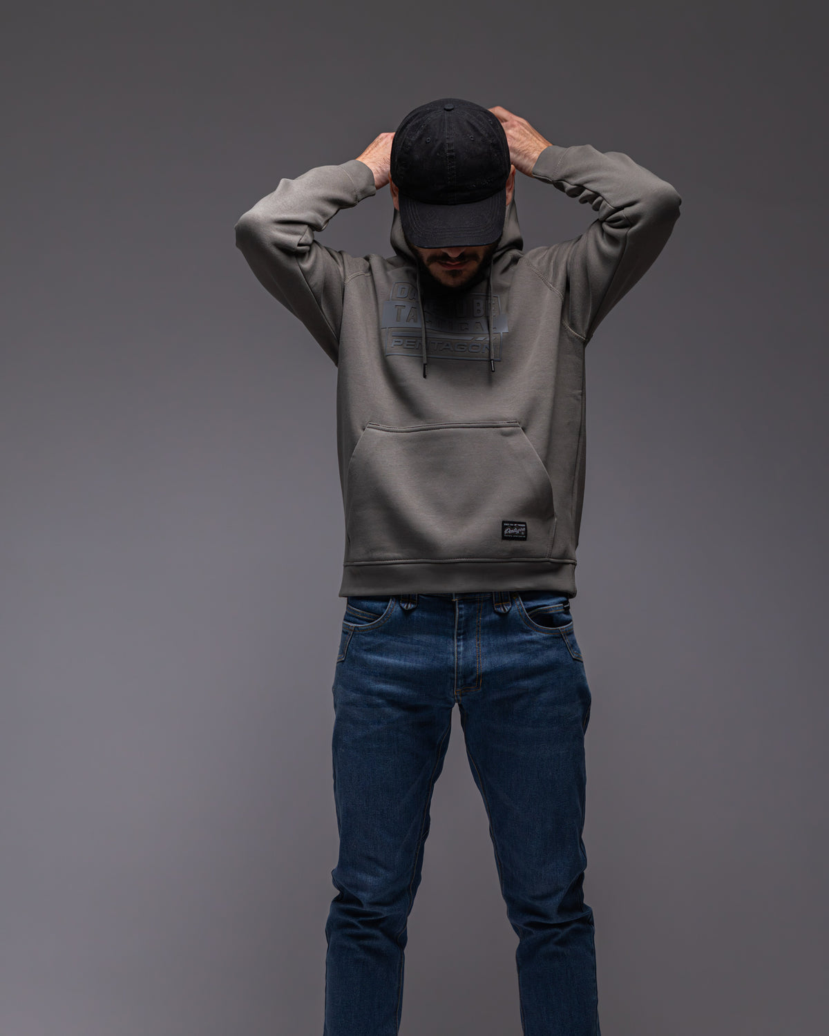 Pentagon Kapuzenpullover Dare To Be Tactical, schwarz