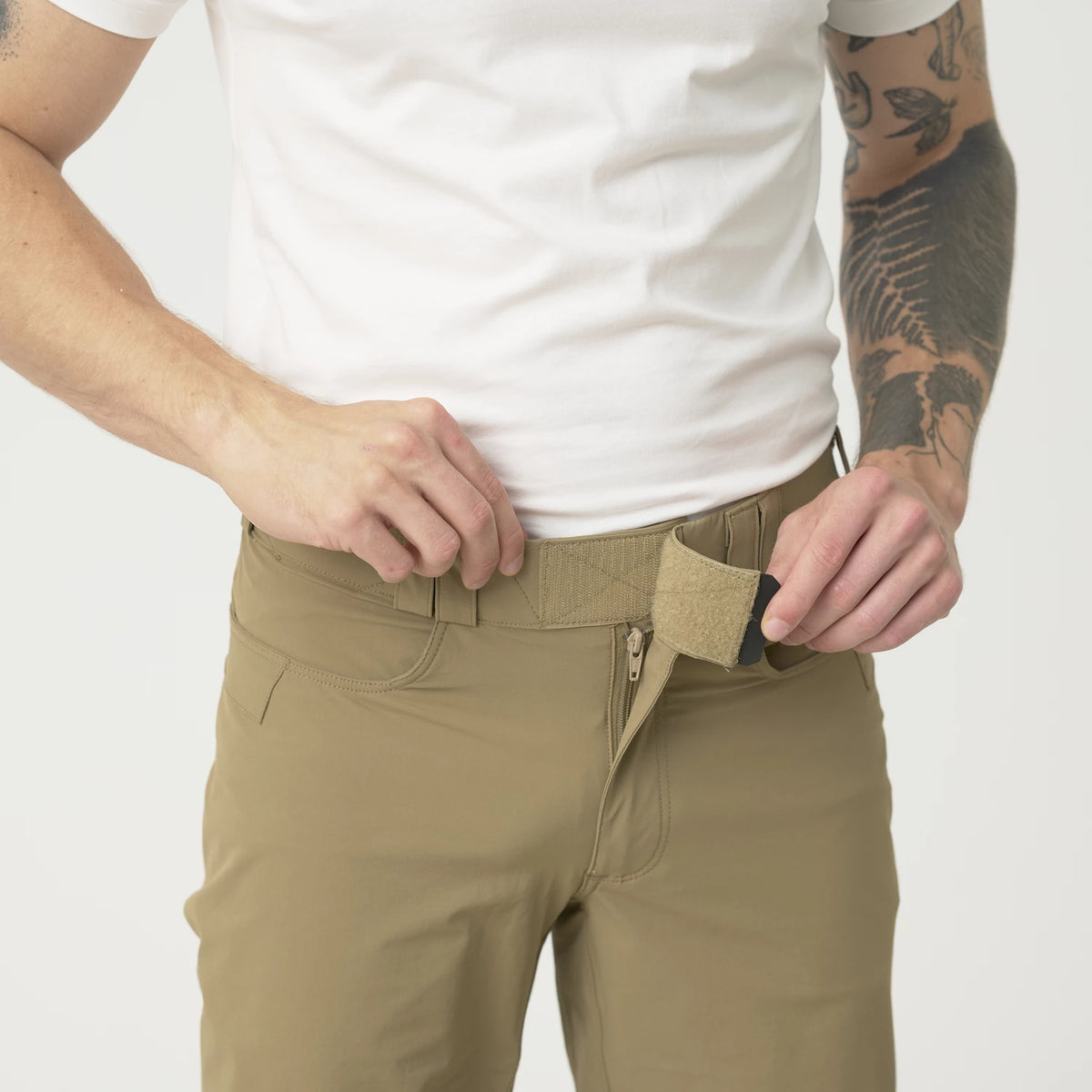 Helikon-Tex COVERT nohavice VersaStretch taktické Versa Stretch, Khaki – detail 2