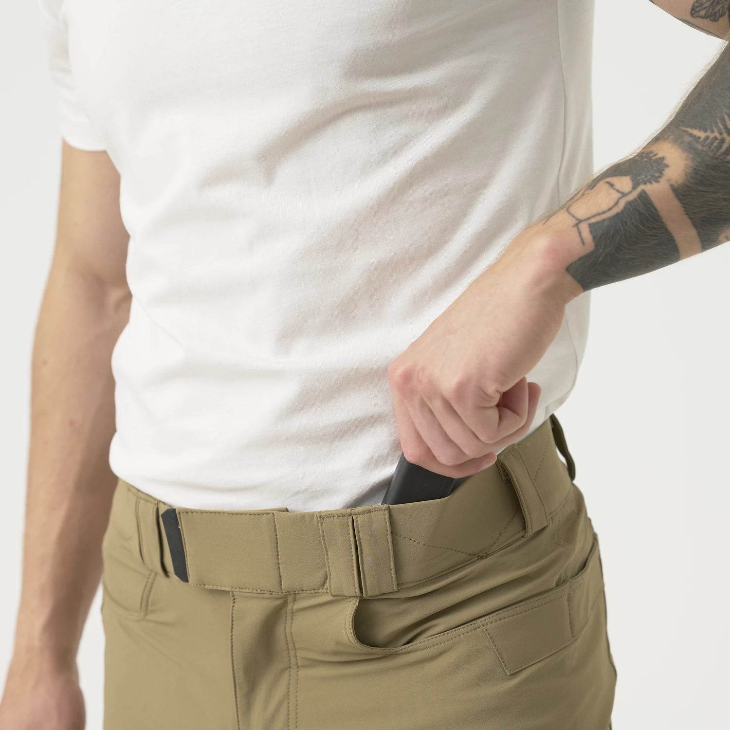 Helikon-Tex COVERT nohavice VersaStretch taktické Versa Stretch Lite, Khaki – detail 7
