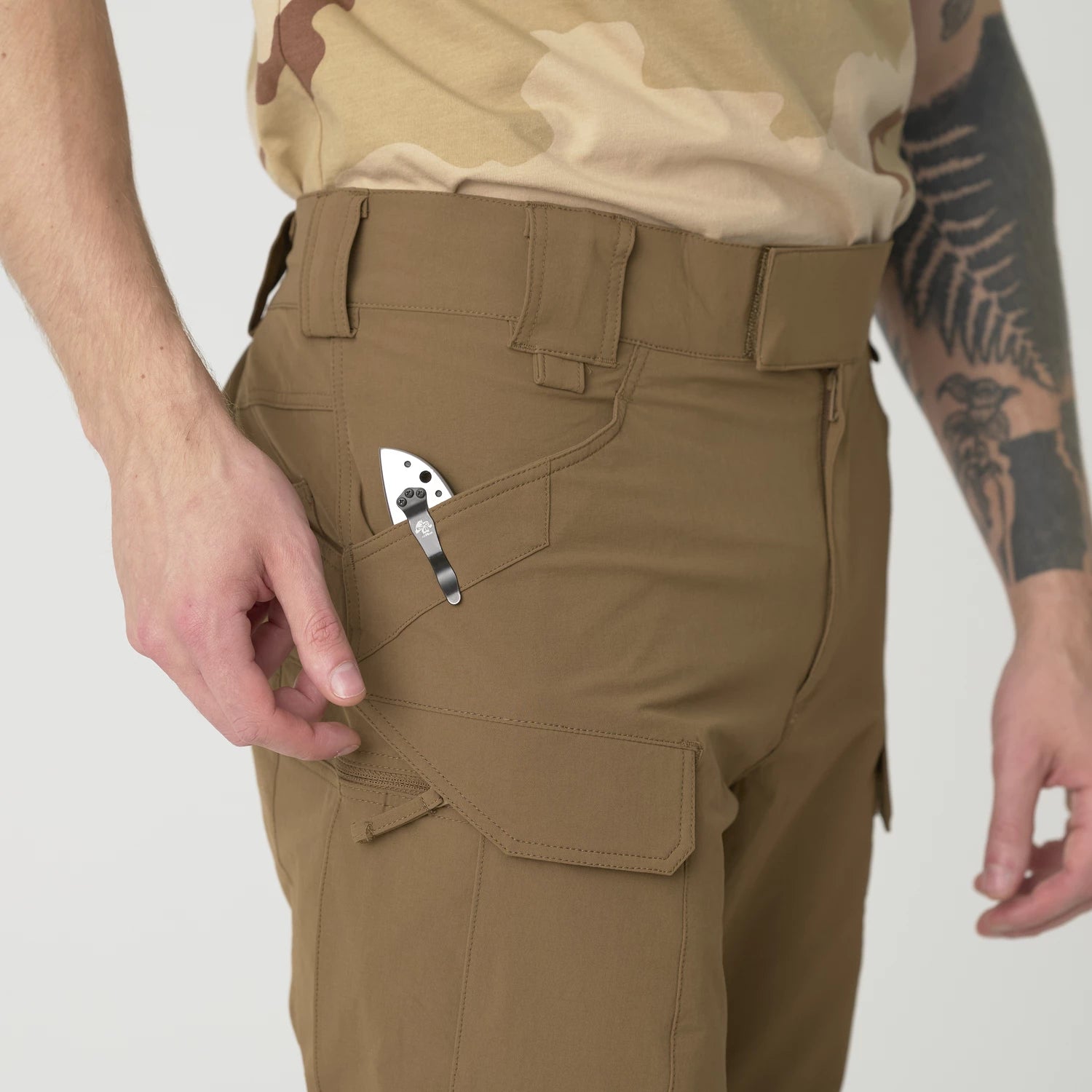 Helikon-Tex OTP nohavice VersaStretch taktické outdoorové Versa Stretch, Navy Blue – detail 10