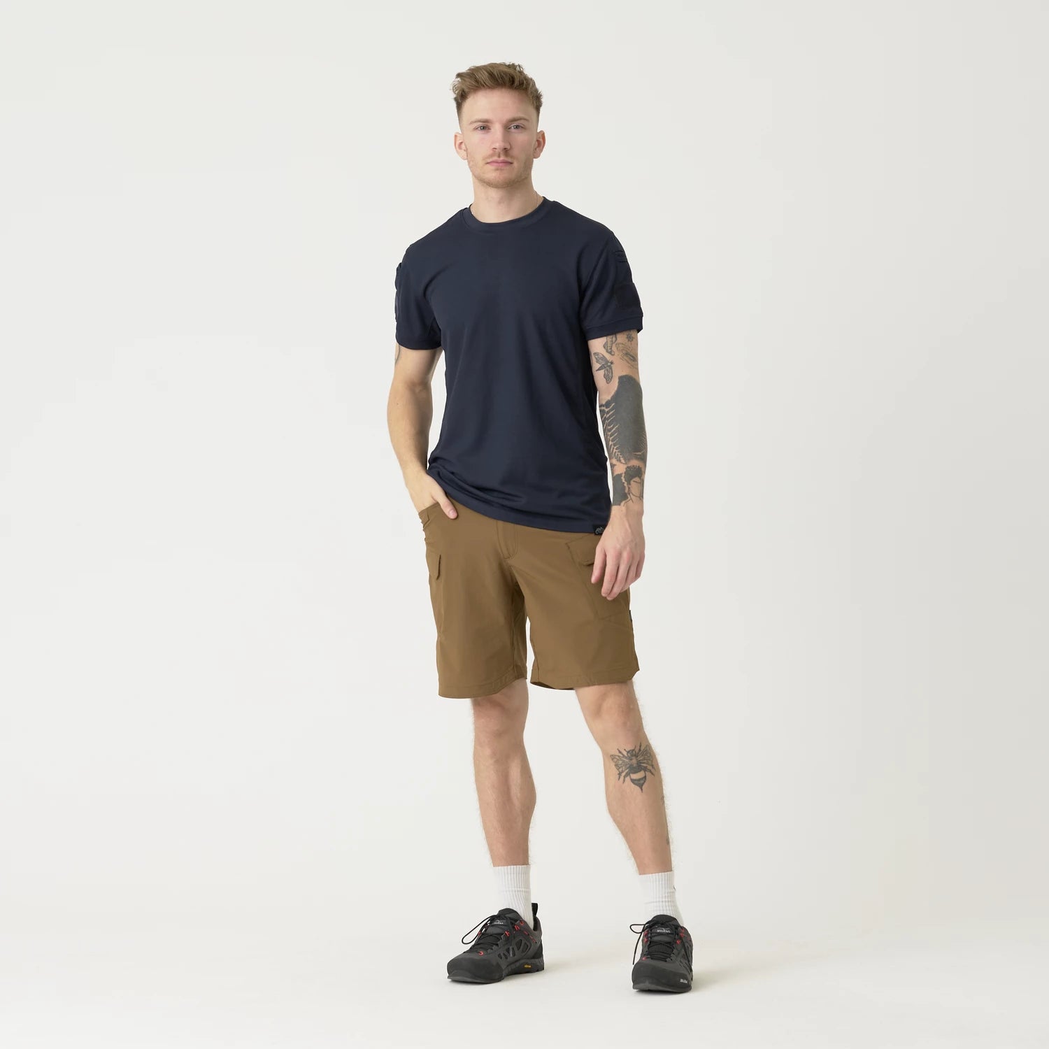 Helikon-Tex OTS 8.5" šortky VersaStretch taktické outdoorové Versa Stretch Lite, Shadow Grey – detail 1