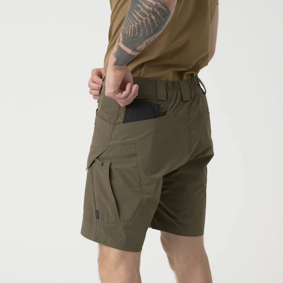 Helikon-Tex Ultra OTUS šortky VersaStretch outdoorové taktické Versa Stretch Lite Outdoorove, Shadow Grey – detail 3
