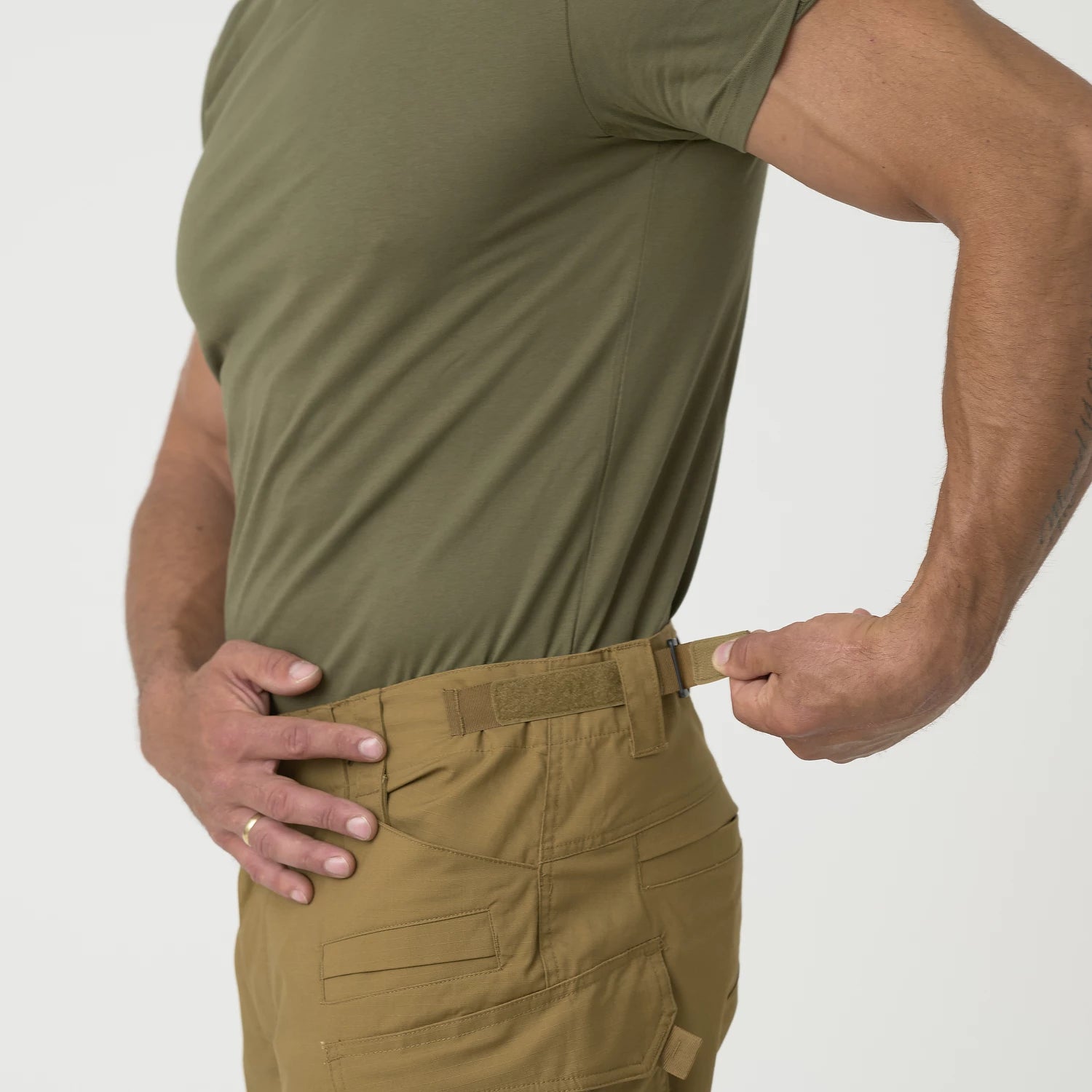 Helikon-Tex SFU NEXT Mk2 nohavice PolyCotton Stretch Ripstop, PL Woodland – detail 2