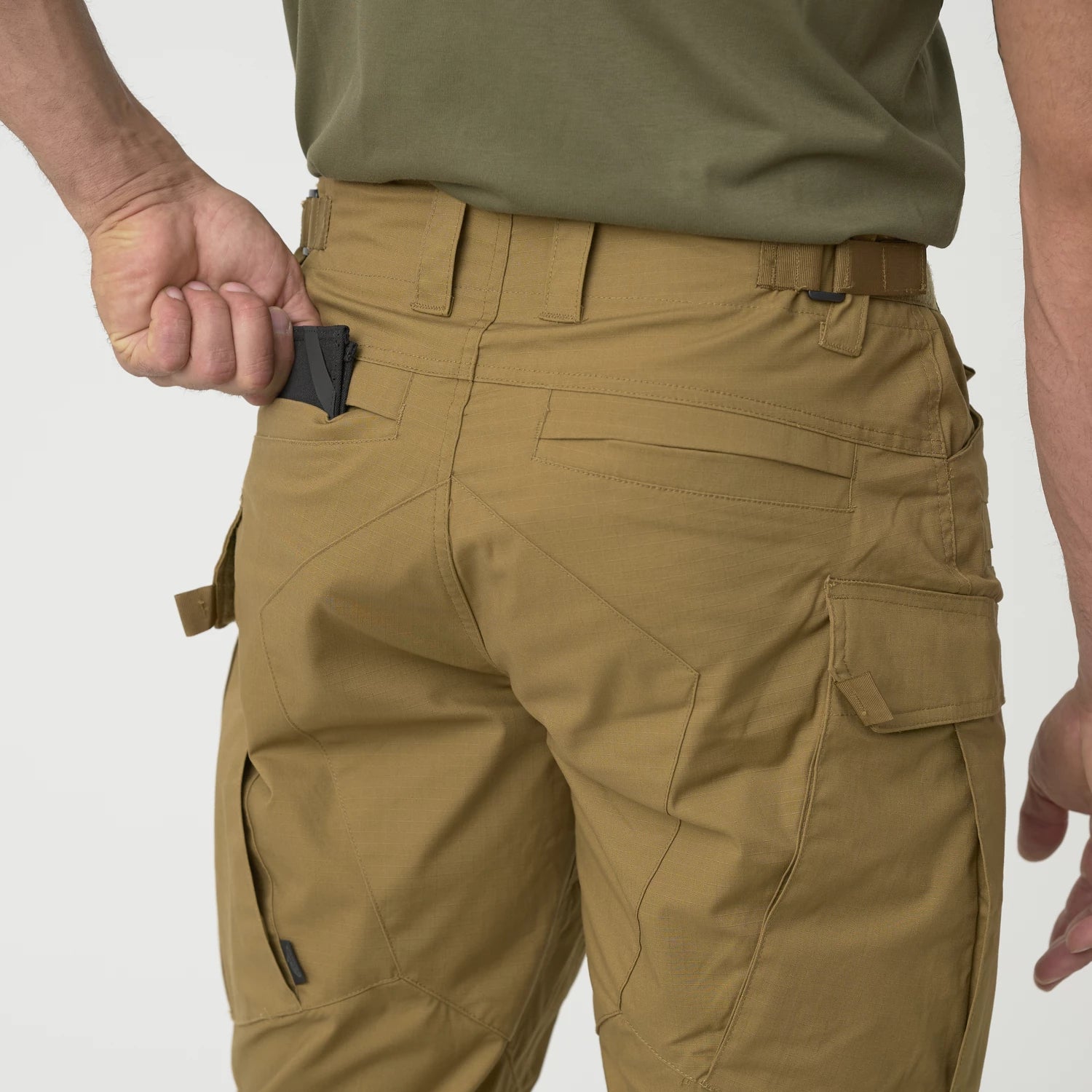 Helikon-Tex SFU NEXT Mk2 nohavice PolyCotton Stretch Ripstop, PL Woodland – detail 6